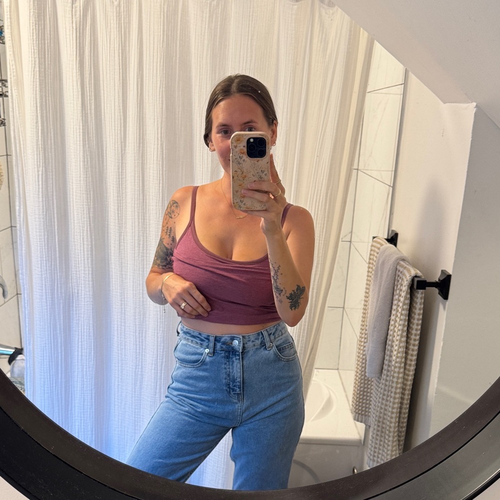 ASOS High Rise Light Blue Jeans - Picture 2 of 10